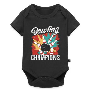 Champion in the Bowling Champions Team Bowler Hobby - Baby Premium short-sleeve bodysuit - black - Front