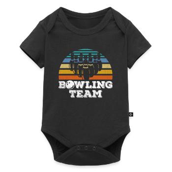Bowling Team Hobby Bowler Mannschaft - Baby Premium short-sleeve bodysuit - black - Front