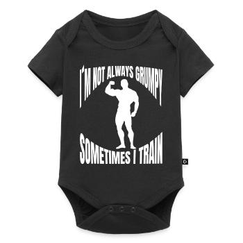 Fitness Entraînement en force Athlètes Musculistes musculaires - Body à manches courtes Premium Bébé - noir - Devant