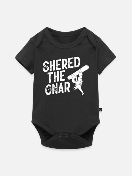 Snowboarder, Snowboarden - Baby Premium Kurzarmbody - Schwarz