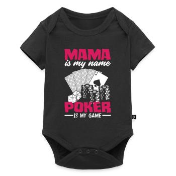Joueur de poker Joueur de poker Cadeau de poker - Body à manches courtes Premium Bébé - noir - Devant