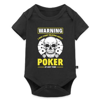 Joueur de poker Joueur de poker Cadeau de poker - Body à manches courtes Premium Bébé - noir - Devant
