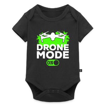 Mode drone activé - Quadcopter Drone Pilot Drone Flyin - Body à manches courtes Premium Bébé - noir - Devant
