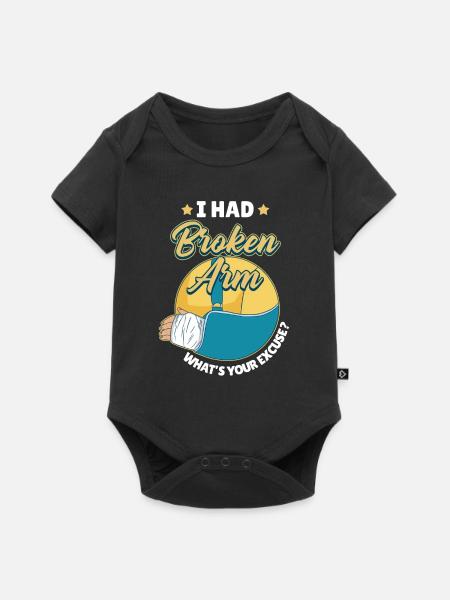 Ich Hatte Eine Gebrochene - Baby Premium Kurzarmbody - Schwarz