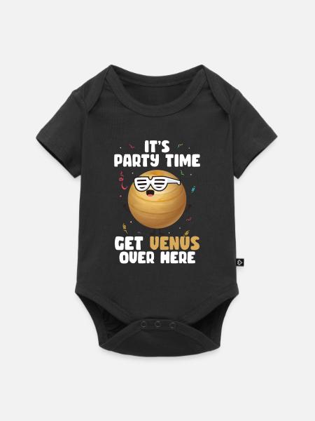 Venus - Baby Premium Kurzarmbody - Schwarz