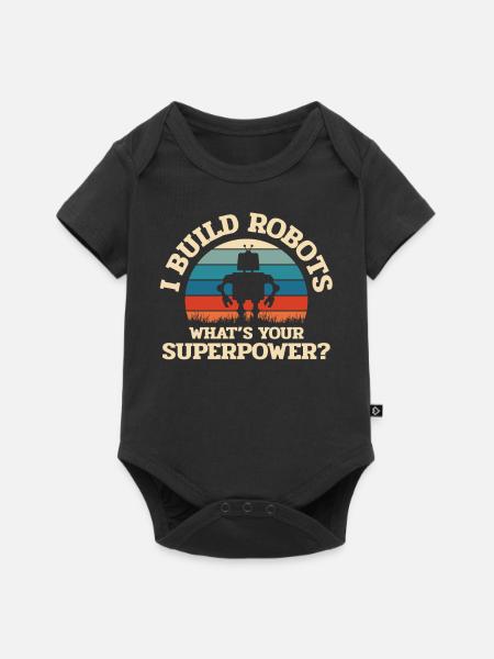 Robotik, Roboterbauer - Baby Premium Kurzarmbody - Schwarz