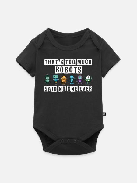 Robotik, Roboterbauer - Baby Premium Kurzarmbody - Schwarz
