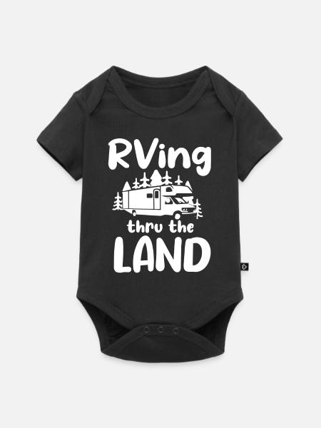 Wohnmobil-Camping - Baby Premium Kurzarmbody - Schwarz