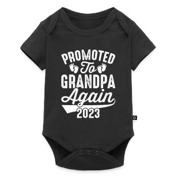 Les hommes sont à nouveau promus grand-père Est 2024 - Body à manches courtes Premium Bébé - noir - Devant