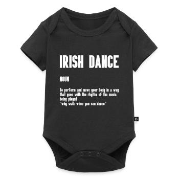 Irish Dance St. Patrick's Dance - Baby Premium short-sleeve bodysuit - black - Front