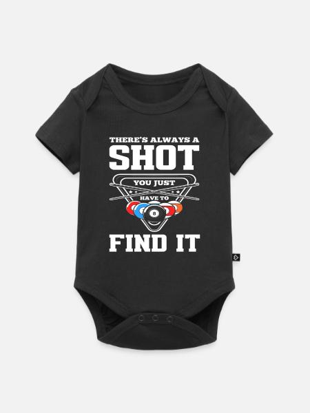 Billard Spieler - Baby Premium Kurzarmbody - Schwarz