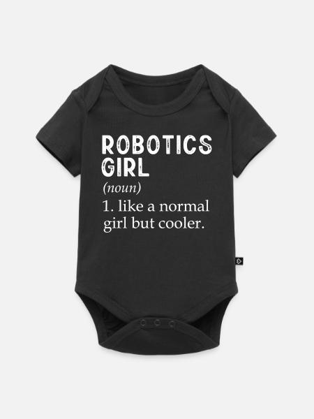 Robotik, Roboteringenieur - Baby Premium Kurzarmbody - Schwarz