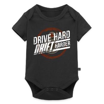 drifting, type de voiture, amoureux de voiture, tuning de voiture - Body à manches courtes Premium Bébé - noir - Devant