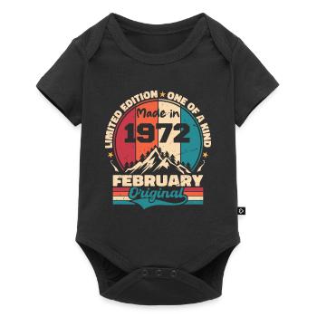 Living legend since February 1972 - Baby Premium short-sleeve bodysuit - black - Front
