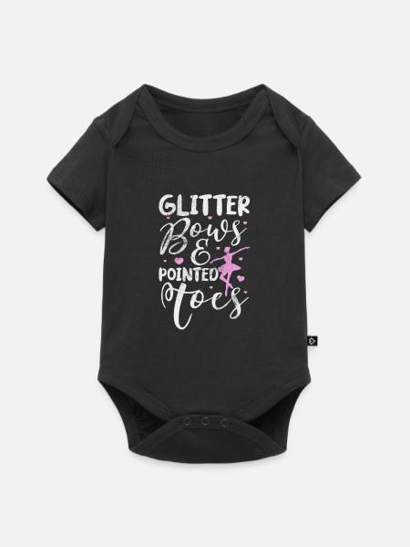 Ballett - Baby Premium Kurzarmbody - Schwarz