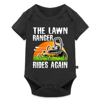 The Lawn Ranger rides lawn again for Father's Day - Baby Premium short-sleeve bodysuit - black - Front