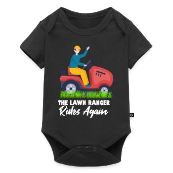 The Lawn Ranger rides lawn again for Father's Day - Baby Premium short-sleeve bodysuit - black - Front