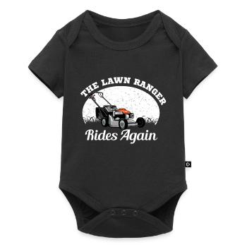 The Lawn Ranger rides lawn again for Father's Day - Baby Premium short-sleeve bodysuit - black - Front