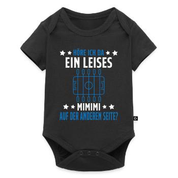 Tischfussball Geschenk Fans Wuzler Tischfussball - Baby Premium Kurzarmbody - Schwarz - Vorne