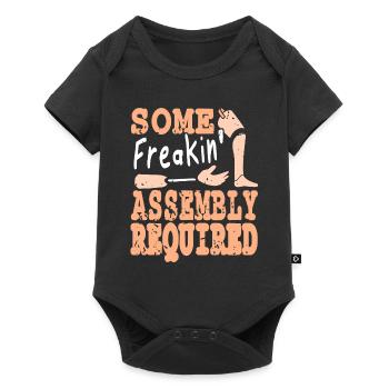 Funny Prosthesis Some Freakin' Assembly Required - Baby Premium short-sleeve bodysuit - black - Front