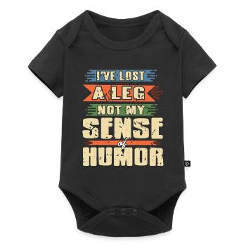 Lost A Leg Not My Sense Of Humor Funny Prosthesis - Baby Premium short-sleeve bodysuit - black - Front
