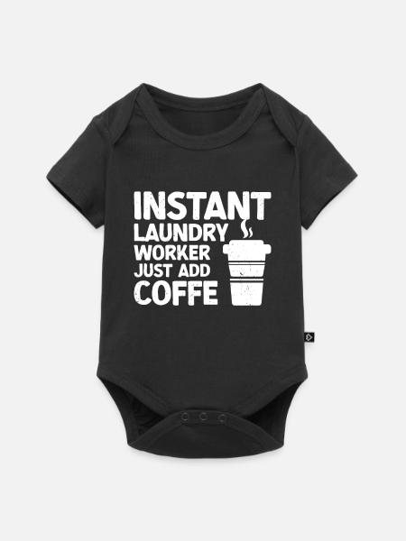 Wascharbeiter - Baby Premium Kurzarmbody - Schwarz