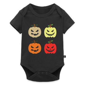 Cute Pumpkins - Baby Premium short-sleeve bodysuit - black - Front