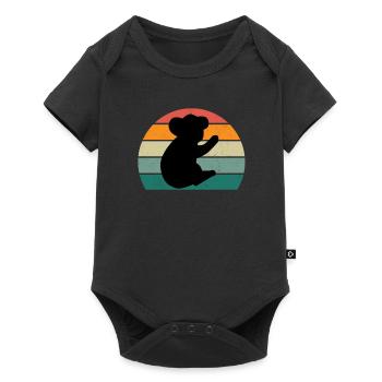 Koalas Koala Bear Australia Marsupial Pouch Koala - Body à manches courtes Premium Bébé - noir - Devant
