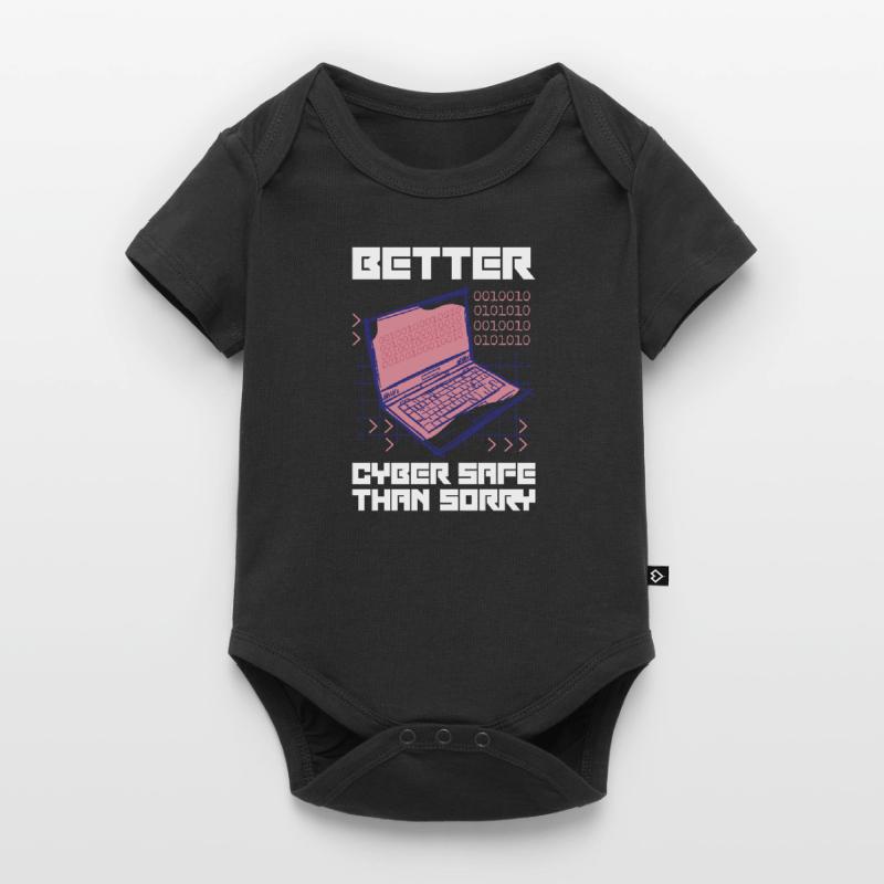 Hacker Programmer Developer Computer Science Baby Premium short-sleeve bodysuit