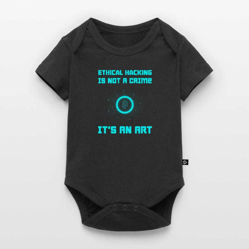 Hacker Programmer Developer Computer Science Baby Premium short-sleeve bodysuit