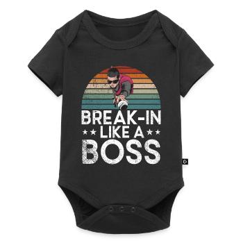 Billard Dicton Amusant & Design Snooker Homme - Body à manches courtes Premium Bébé - noir - Devant
