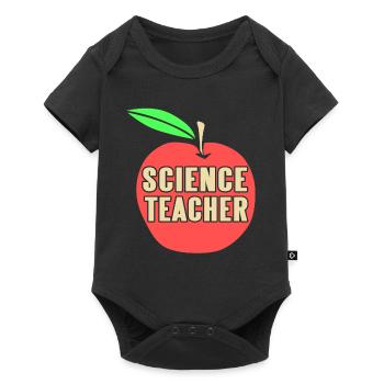 Professeur de sciences Mignon Rétro Teacher Designs - Body à manches courtes Premium Bébé - noir - Devant