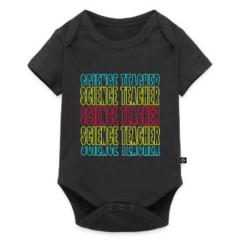 SCIENCE TEACHER Retro Vintage Teacher Designs - Baby Premium short-sleeve bodysuit - black - Front