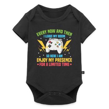 Conception de jeux pour les joueurs - Body à manches courtes Premium Bébé - noir - Devant