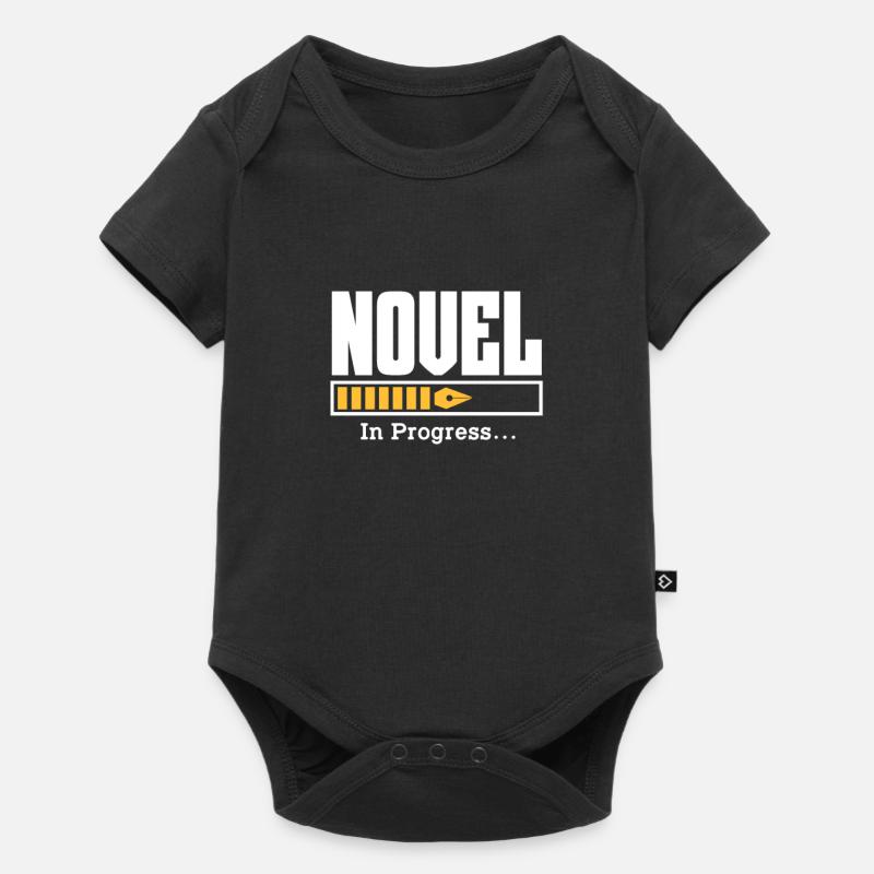 Autor - Baby Premium Kurzarmbody - Schwarz