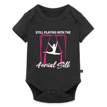 Aerial Silk Circus for Aerial Silk Performers - Baby Premium short-sleeve bodysuit - black - Front