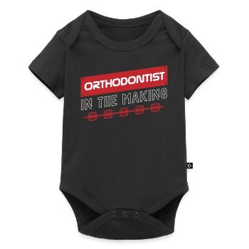 Orthodontistes, dentistes, services dentaires - Body à manches courtes Premium Bébé - noir - Devant