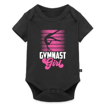 Gymnast Gymnast Girls Gymnastics Gymnastics - Baby Premium short-sleeve bodysuit - black - Front
