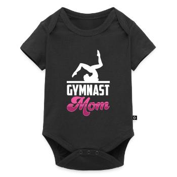 Gymnast Mama Gymnast Gymnastics Gymnastics Gymnastics - Baby Premium short-sleeve bodysuit - black - Front