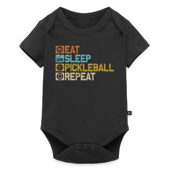 Pickleball masculin Sports Funny Pickleball Design - Body à manches courtes Premium Bébé - noir - Devant