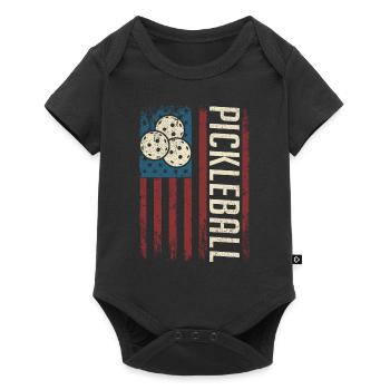 Pickleball masculin Sports Funny Pickleball Design - Body à manches courtes Premium Bébé - noir - Devant