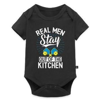 Men's Pickleball Sports Funny Pickleball Design - Baby Premium short-sleeve bodysuit - black - Front