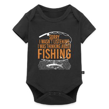 I'm sorry I wasn't listening - Baby Premium short-sleeve bodysuit - black - Front
