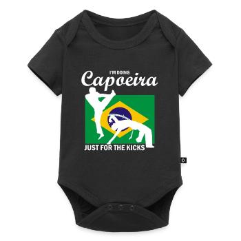 Capoeira instruments for Brazilian dance - Baby Premium short-sleeve bodysuit - black - Front