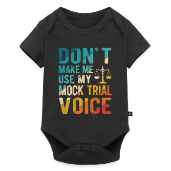 Richter Jurist Anwalt - Baby Premium Kurzarmbody - Schwarz - Vorne