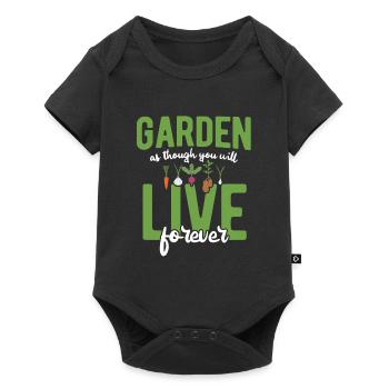 Landschaftsgärtner Hobbygärtner Gärtner - Baby Premium Kurzarmbody - Schwarz - Vorne