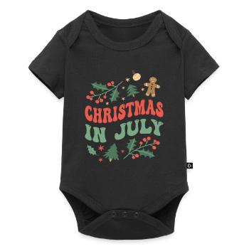 Weihnachten Im Juli Christmas In July Santa Humor - Baby Premium short-sleeve bodysuit - black - Front