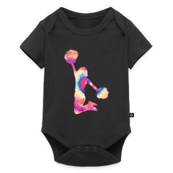 Cheerleader - Body à manches courtes Premium Bébé - noir - Devant