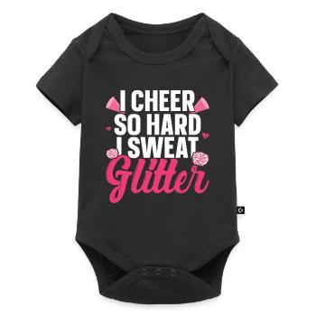 Cheerleader - Body à manches courtes Premium Bébé - noir - Devant