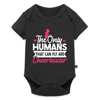 Cheerleader - Body à manches courtes Premium Bébé - noir - Devant